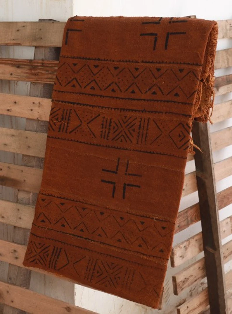 Toile de boue bogolan marron – Image 3