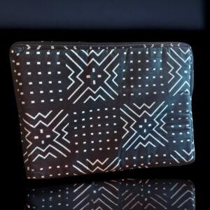 Pochette Tablette WAX ethnique NOIR