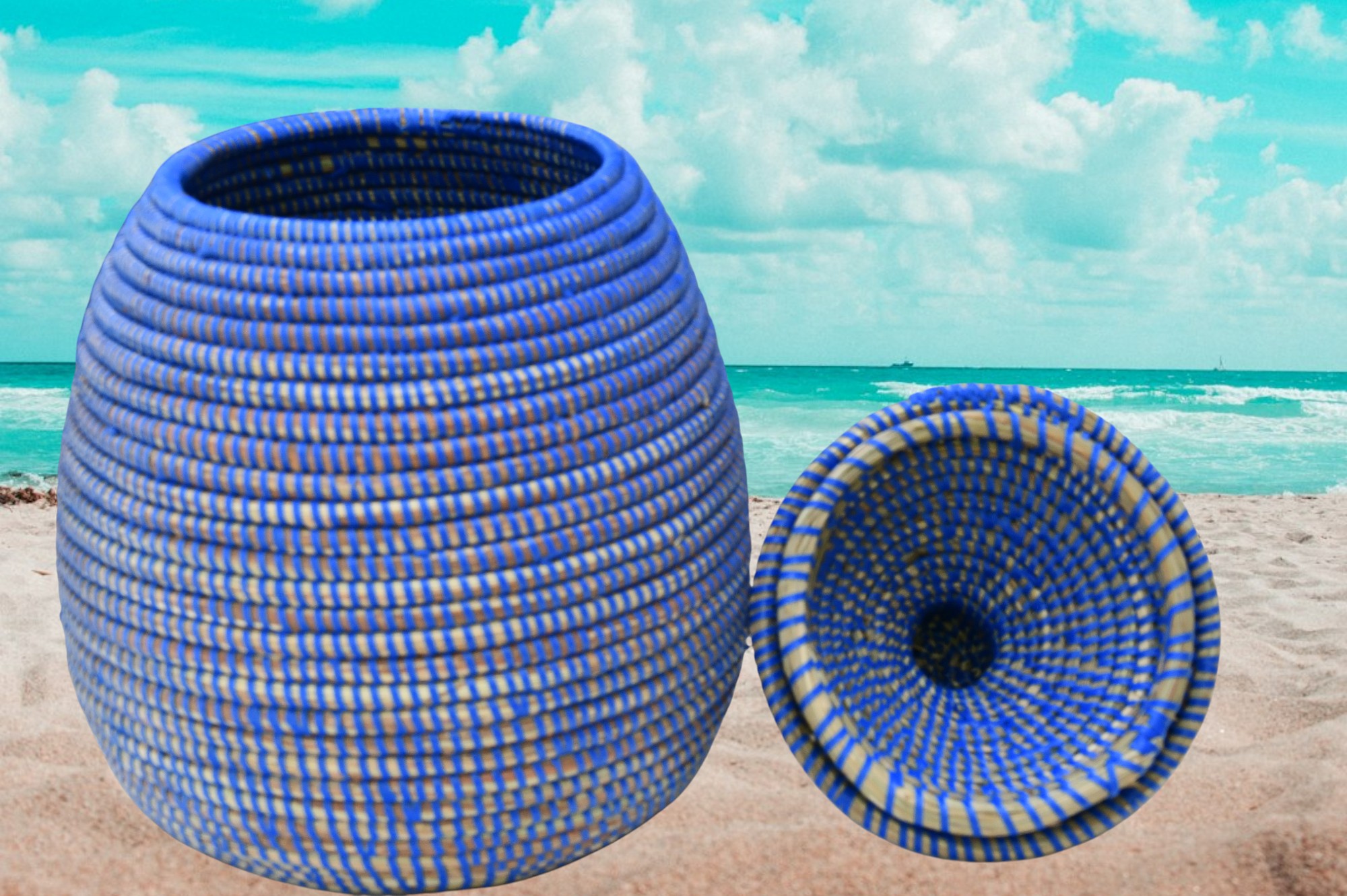 Panier Africain tressé à la main – Image 2