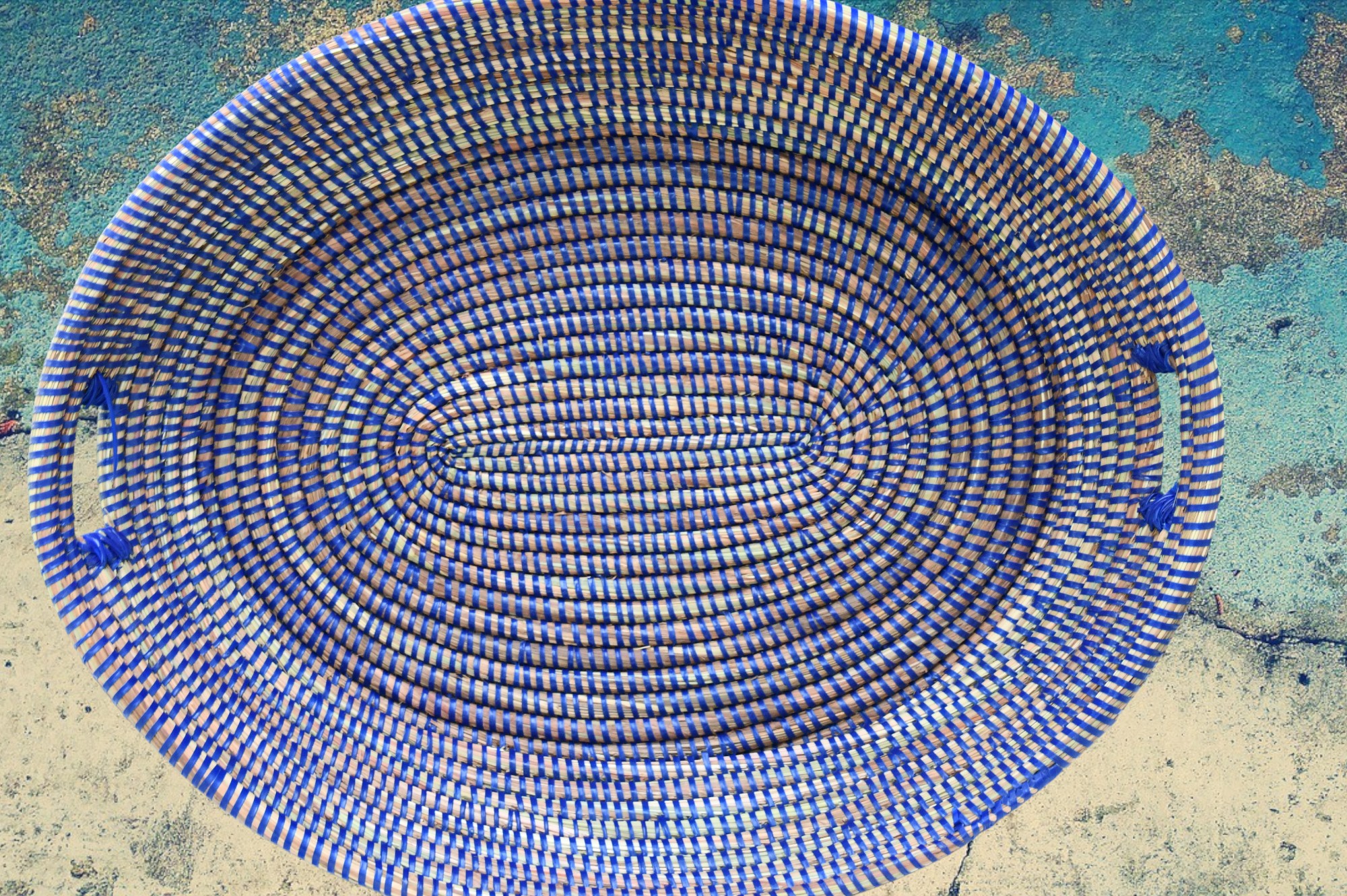 Grande Corbeille Africaine tressée – Image 2