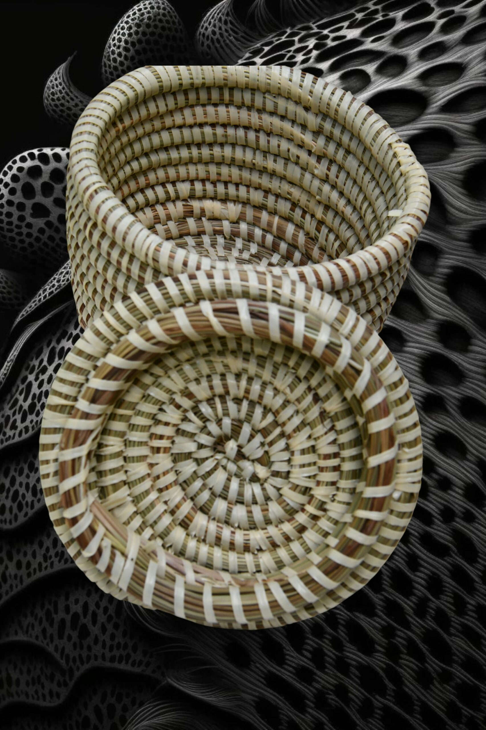 Petit Panier Africain avec couvercle – Image 2