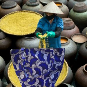 Sac de plage lotus BLEU