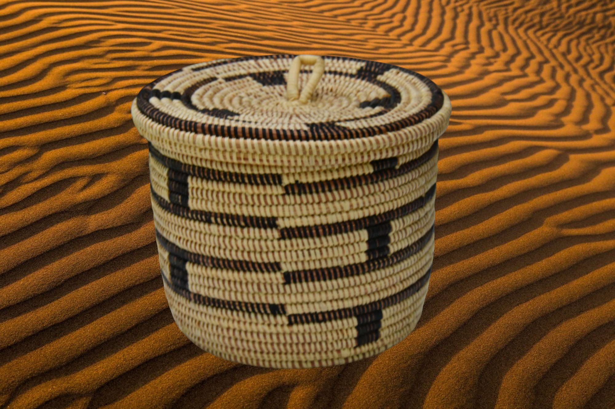 Panier Africain tressé à la main