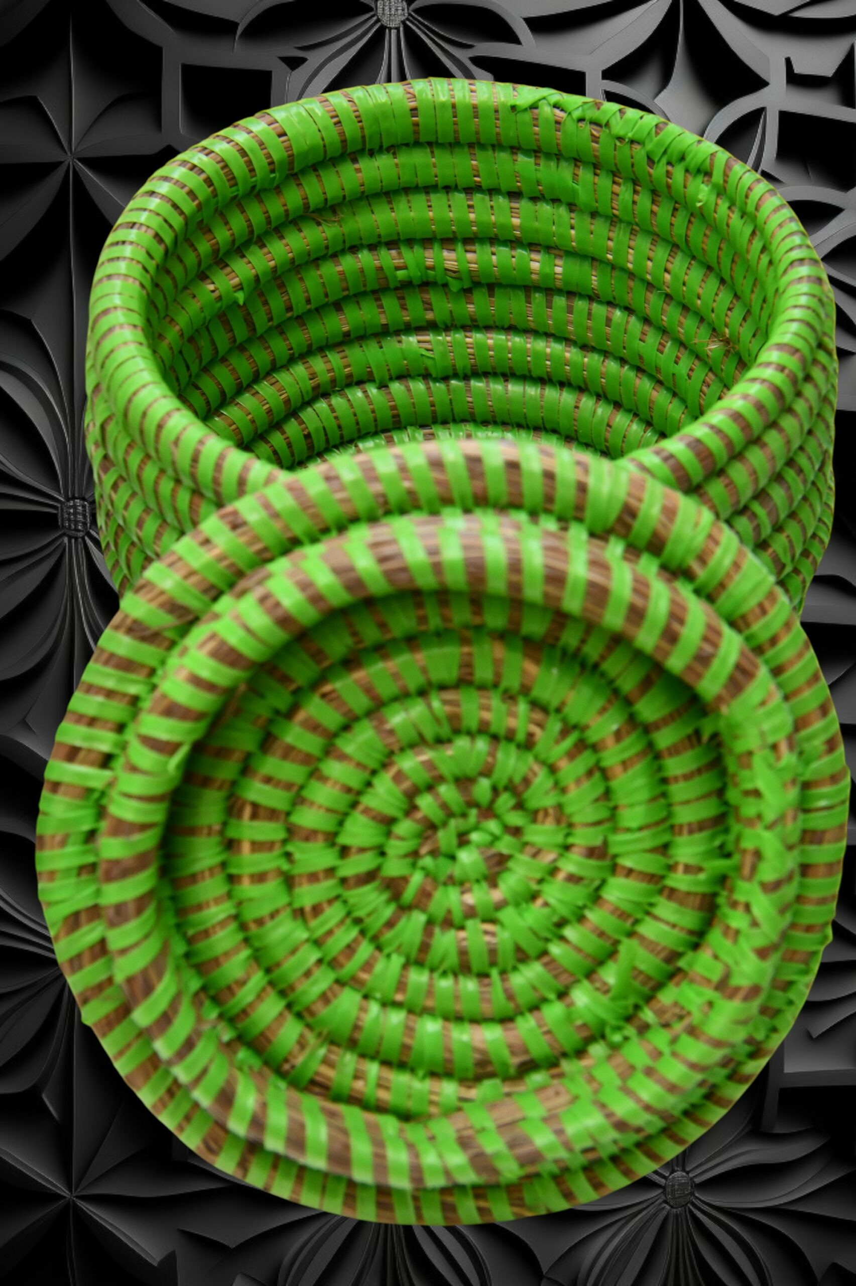 Petit Panier Africain avec couvercle – Image 2