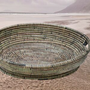 Grande Corbeille Africaine tressée