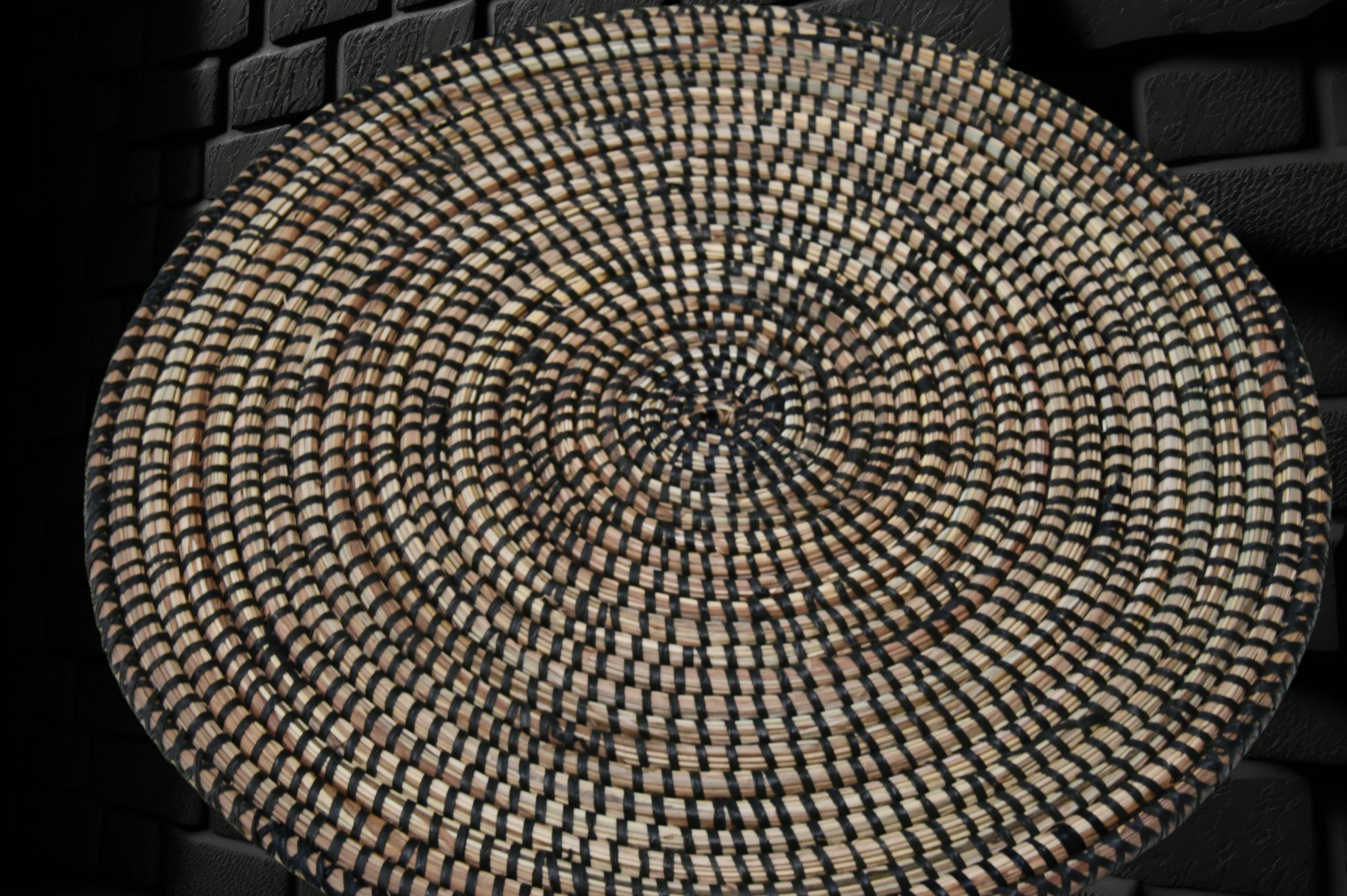 Set de table en osier tressé