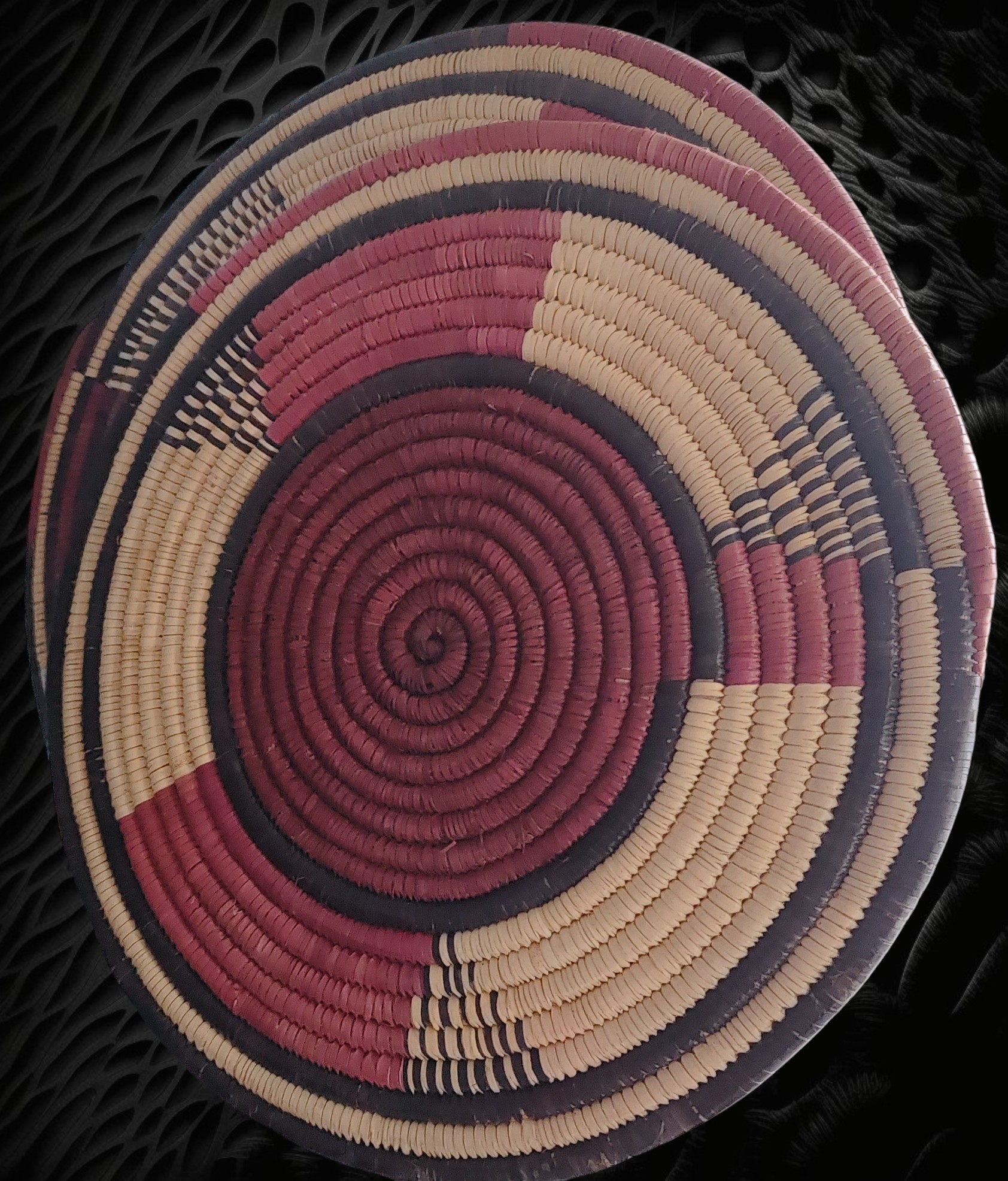 Set de table en osier tressé