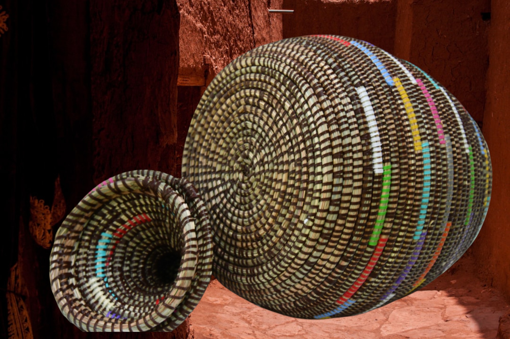 Panier Africain tressé à la main – Image 3