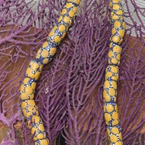 Collier pate de verre KROBO