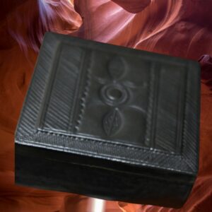 BOITE A BIJOUX EN CUIR